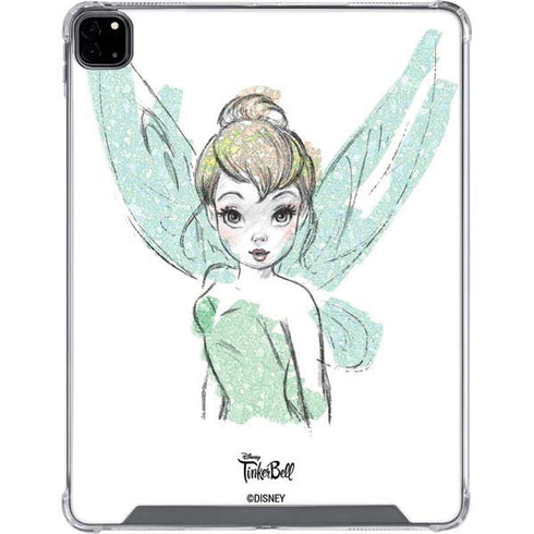 Disney Tinker Bell Watercolor Fairy Art iPad Pro 12.9in (2020) Clear Case