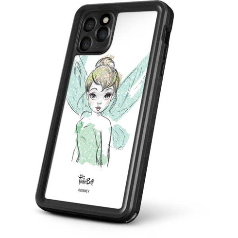 Disney Tinker Bell Watercolor Fairy Art iPhone 11 Pro Max Waterproof Case