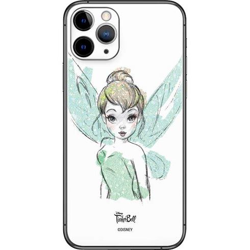 Disney Tinker Bell Watercolor Fairy Art iPhone 11 Pro Skin