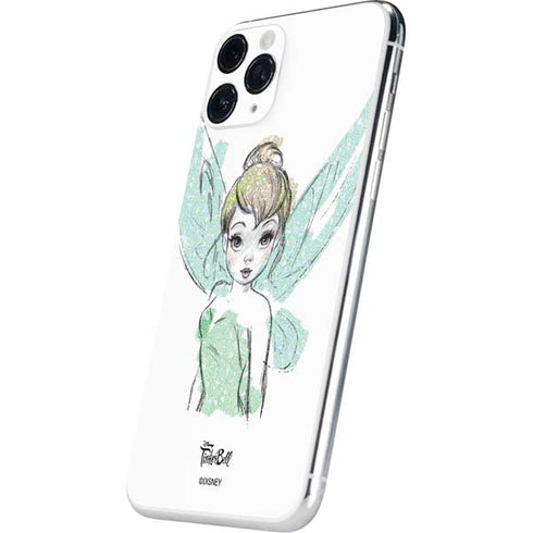 Disney Tinker Bell Watercolor Fairy Art iPhone 11 Pro Skin