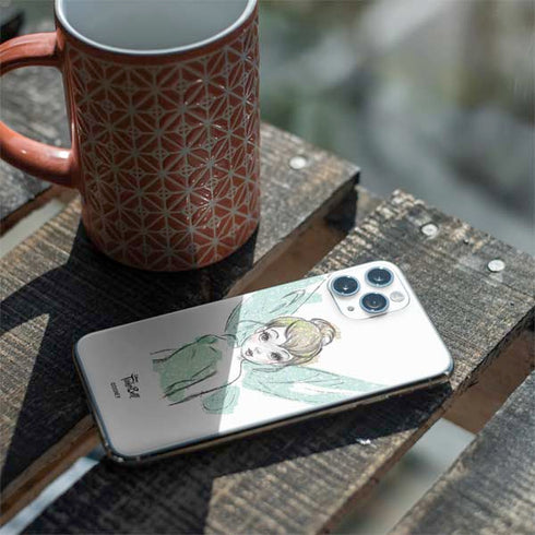Disney Tinker Bell Watercolor Fairy Art iPhone 11 Pro Skin