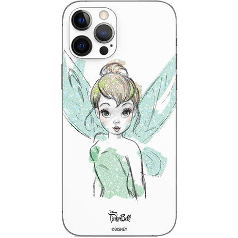 Disney Tinker Bell Watercolor Fairy Art iPhone 12 Pro Skin