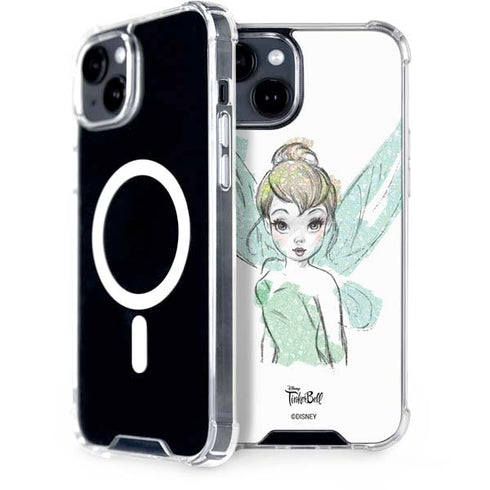Disney Tinker Bell Watercolor Fairy Art iPhone 13 MagSafe Case