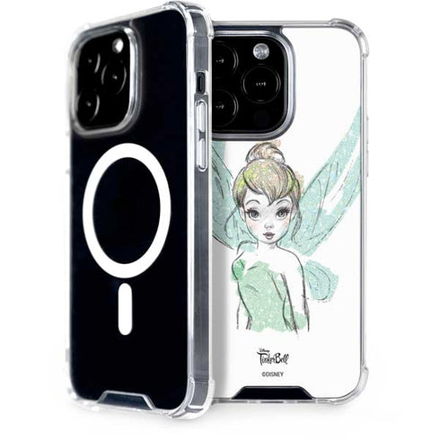 Disney Tinker Bell Watercolor Fairy Art iPhone 13 Pro MagSafe Case