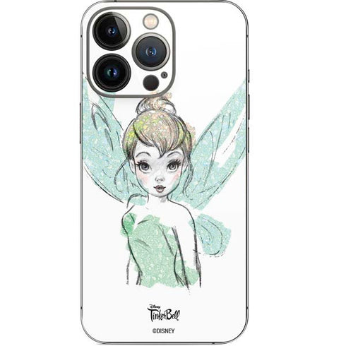 Disney Tinker Bell Watercolor Fairy Art iPhone 13 Pro Skin