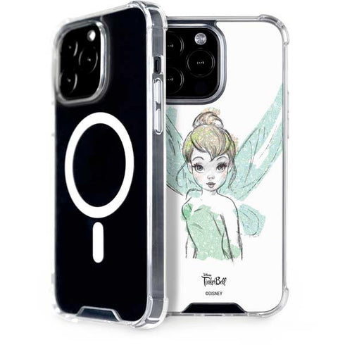 Disney Tinker Bell Watercolor Fairy Art iPhone 15 Pro Max MagSafe Case