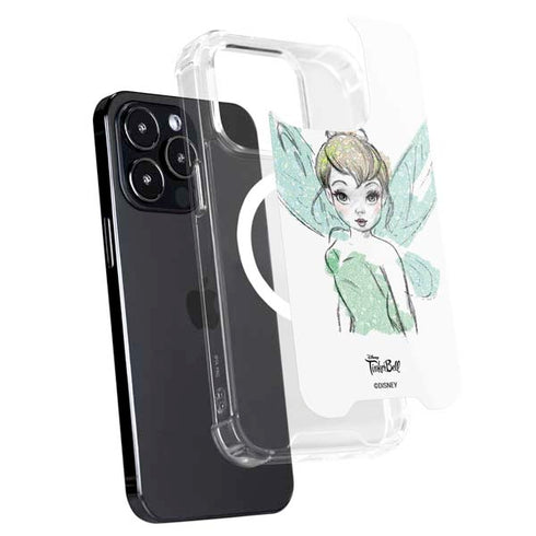 Disney Tinker Bell Watercolor Fairy Art iPhone 15 Pro Max MagSafe Case