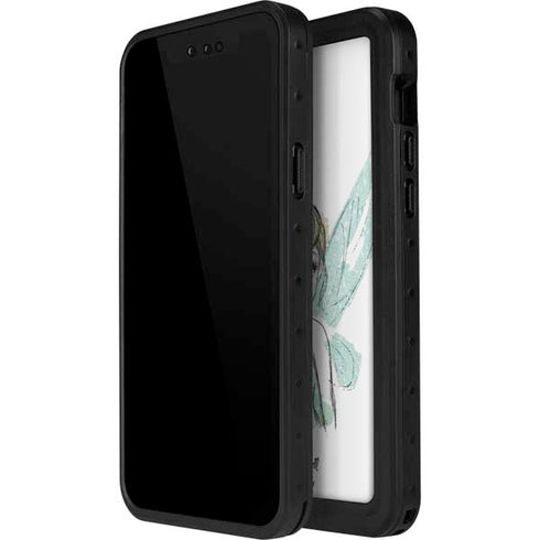 Disney Tinker Bell Watercolor Fairy Art iPhone 15 Waterproof Case
