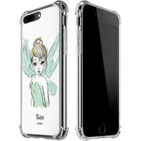 Disney Tinker Bell Watercolor Fairy Art iPhone 7/8 Plus Clear Case