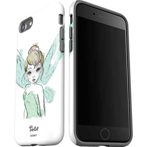 Disney Tinker Bell Watercolor Fairy Art iPhone SE (2nd & 3rd Gen) Pro Case