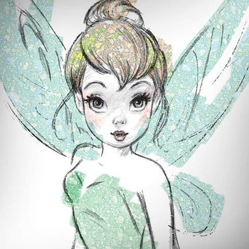 Disney Tinker Bell Watercolor Fairy Art iPhone X Pro Case