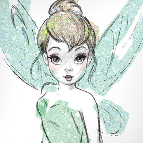 Disney Tinker Bell Watercolor Fairy Art iPhone XR Skin