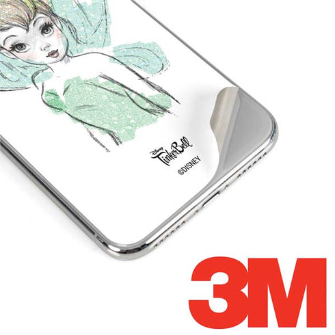 Disney Tinker Bell Watercolor Fairy Art iPhone XS Max Skin
