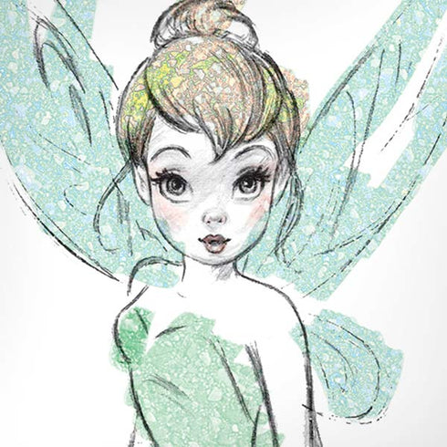 Disney Tinker Bell Watercolor Fairy Art iPhone XS Max Skin