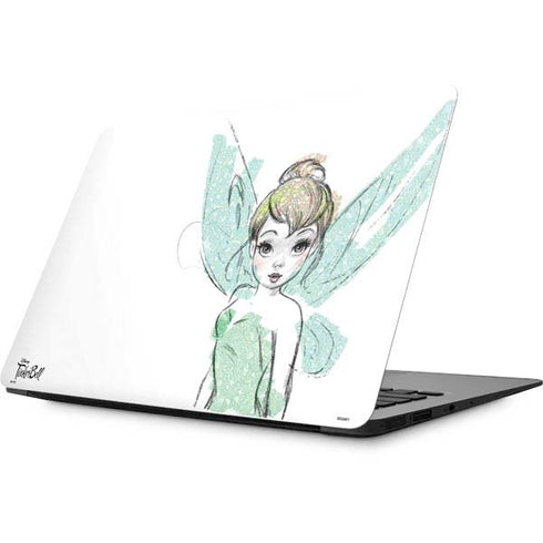Disney Tinker Bell Watercolor Fairy Art Apple MacBook Skin