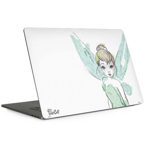 Disney Tinker Bell Watercolor Fairy Art Apple MacBook Pro 15-inch Skin