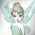 Disney Tinker Bell Watercolor Fairy Art Moto G6 Skin