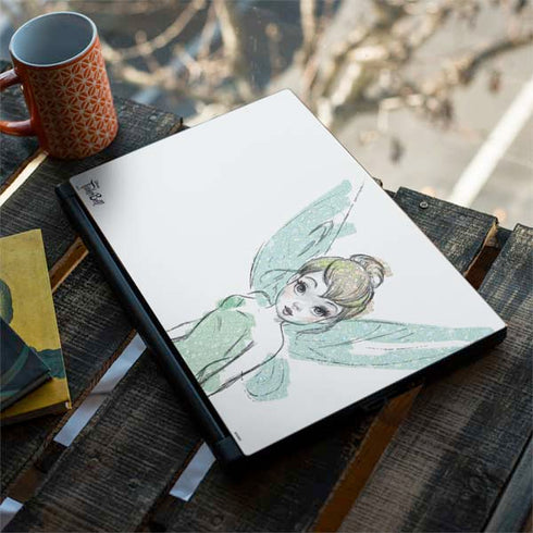 Disney Tinker Bell Watercolor Fairy Art MSI GS65 Stealth Laptop Skin