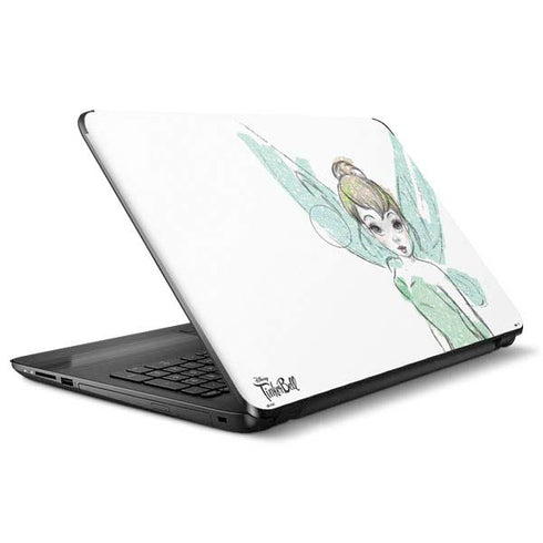 Disney Tinker Bell Watercolor Fairy Art HP Notebook Skin