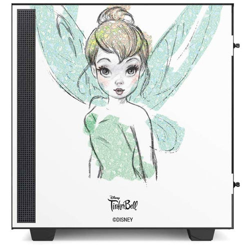 Disney Tinker Bell Watercolor Fairy Art NZXT H510 Compact ATX Mid-Tower Case Skin