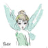 Disney Tinker Bell Watercolor Fairy Art PS4 Pro/Slim Controller Skin