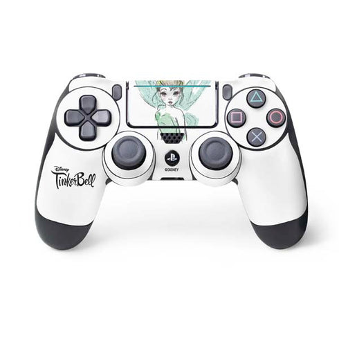 Disney Tinker Bell Watercolor Fairy Art PS4 Pro/Slim Controller Skin