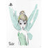 Disney Tinker Bell Watercolor Fairy Art PS5 Bundle Skin