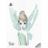 Disney Tinker Bell Watercolor Fairy Art PS5 Digital Edition Console Skin