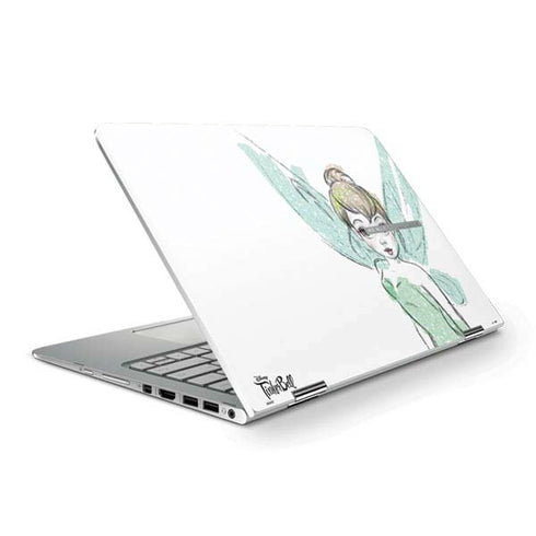 Disney Tinker Bell Watercolor Fairy Art HP Spectre Skin