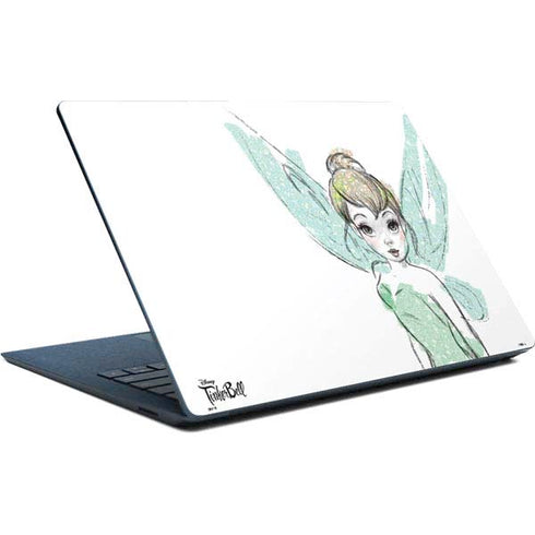 Disney Tinker Bell Watercolor Fairy Art Surface Laptop Skin