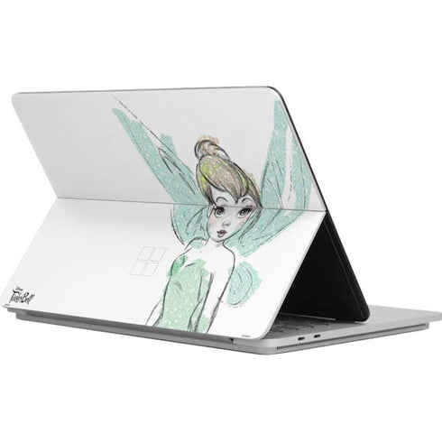 Disney Tinker Bell Watercolor Fairy Art Surface Laptop Studio Skin