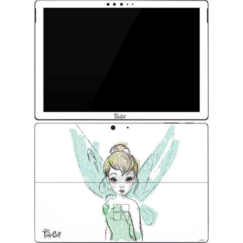Disney Tinker Bell Watercolor Fairy Art Surface Pro 7 Skin