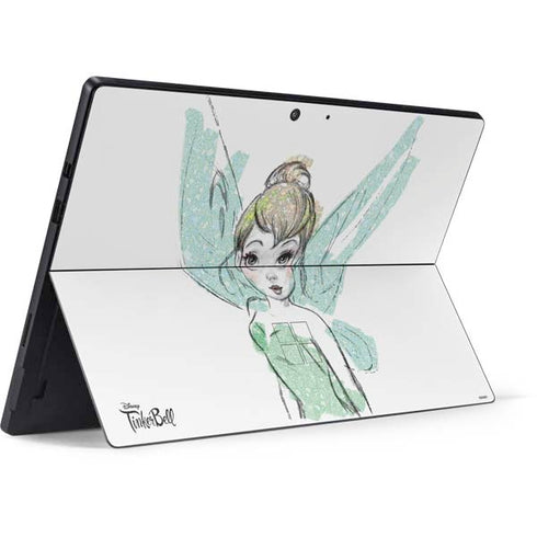Disney Tinker Bell Watercolor Fairy Art Surface Pro 7 Skin