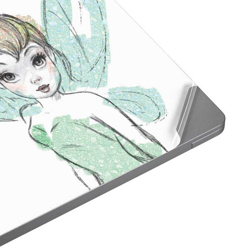 Disney Tinker Bell Watercolor Fairy Art Universal Laptop 12in (9.8 x 6.8in) Skin