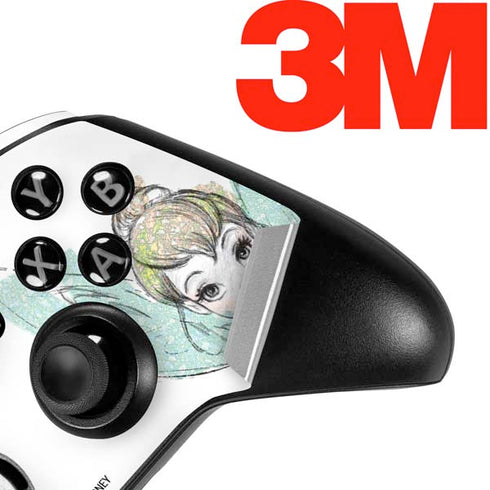 Disney Tinker Bell Watercolor Fairy Art Xbox One Elite Controller Skin