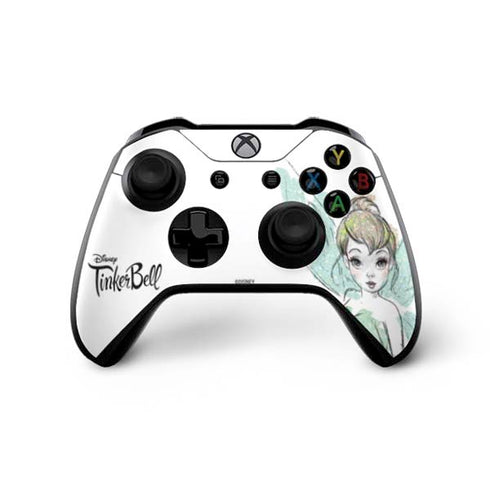 Disney Tinker Bell Watercolor Fairy Art Xbox One X Bundle Skin