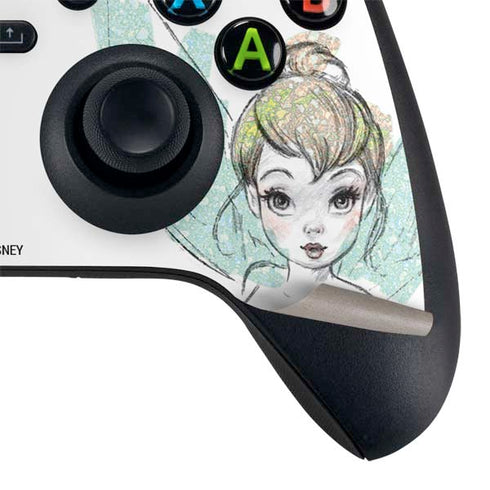 Disney Tinker Bell Watercolor Fairy Art Xbox Series X Bundle Skin