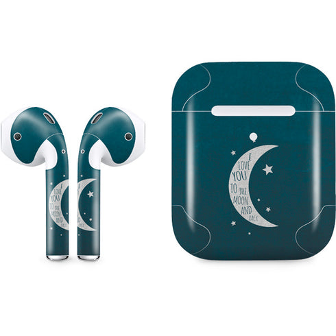To The Moon And Back Apple AirPods 2 Skin