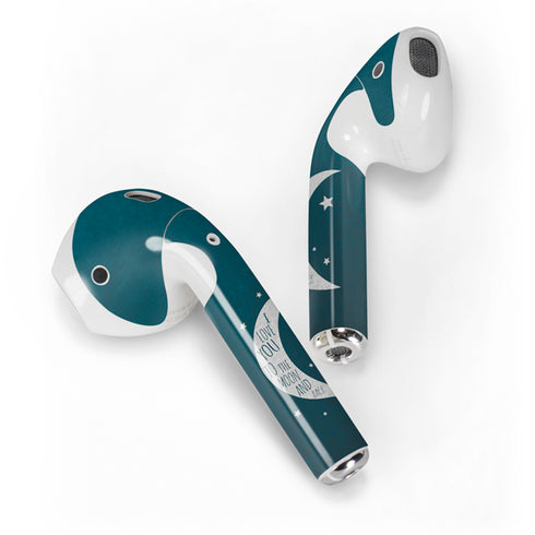 To The Moon And Back Apple AirPods 2 Skin