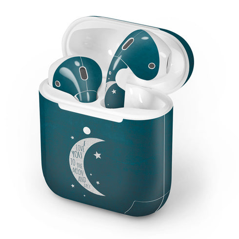 To The Moon And Back Apple AirPods 2 Skin
