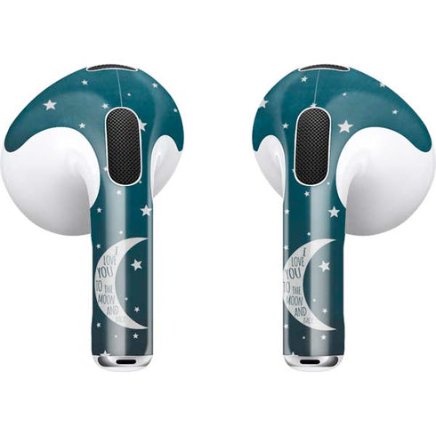 To The Moon And Back Apple AirPods (3rd Gen 2021) Skin