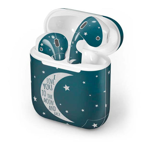 To The Moon And Back Apple AirPods Skin