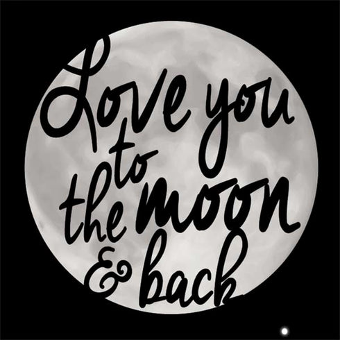 To The Moon And Back BW Nintendo 2DS XL (2017) Skin