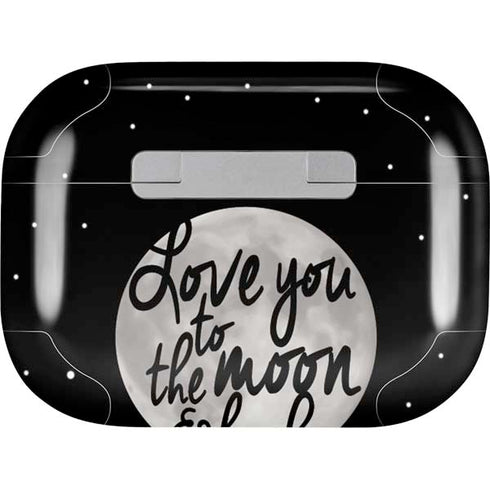 To The Moon And Back BW AirPods Pro 2nd Gen Skin