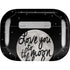 To The Moon And Back BW Apple AirPods Pro Skin