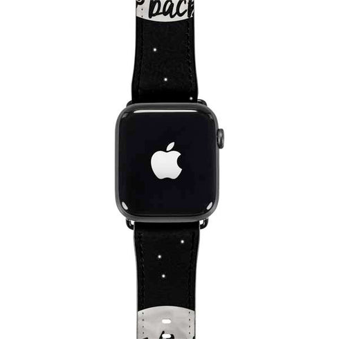 To The Moon And Back BW Apple Watch Band 38-40mm
