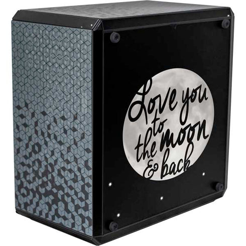 To The Moon And Back BW Cooler Master MasterBox Q300L Mini Tower Skin