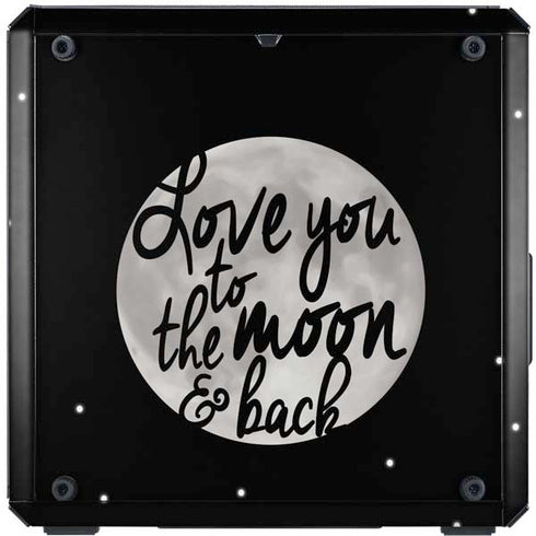 To The Moon And Back BW Cooler Master MasterBox Q300L Mini Tower Skin
