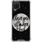 To The Moon And Back BW Galaxy A12 Clear Case