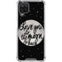 To The Moon And Back BW Galaxy A12 Clear Case
